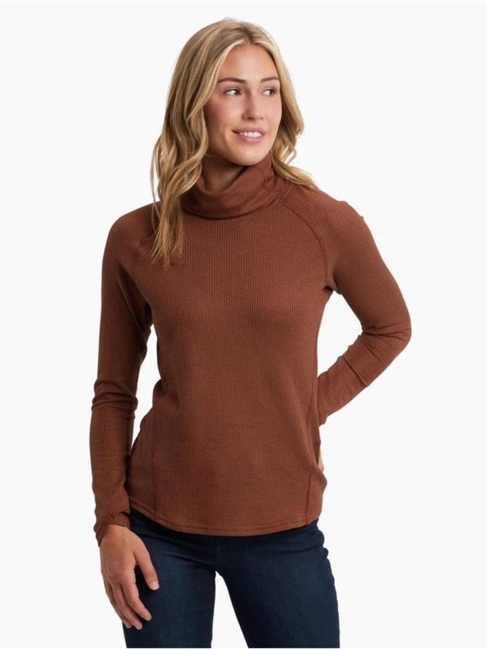 Women’s Kühl Petra Turtleneck, size XL, brown Mocha color